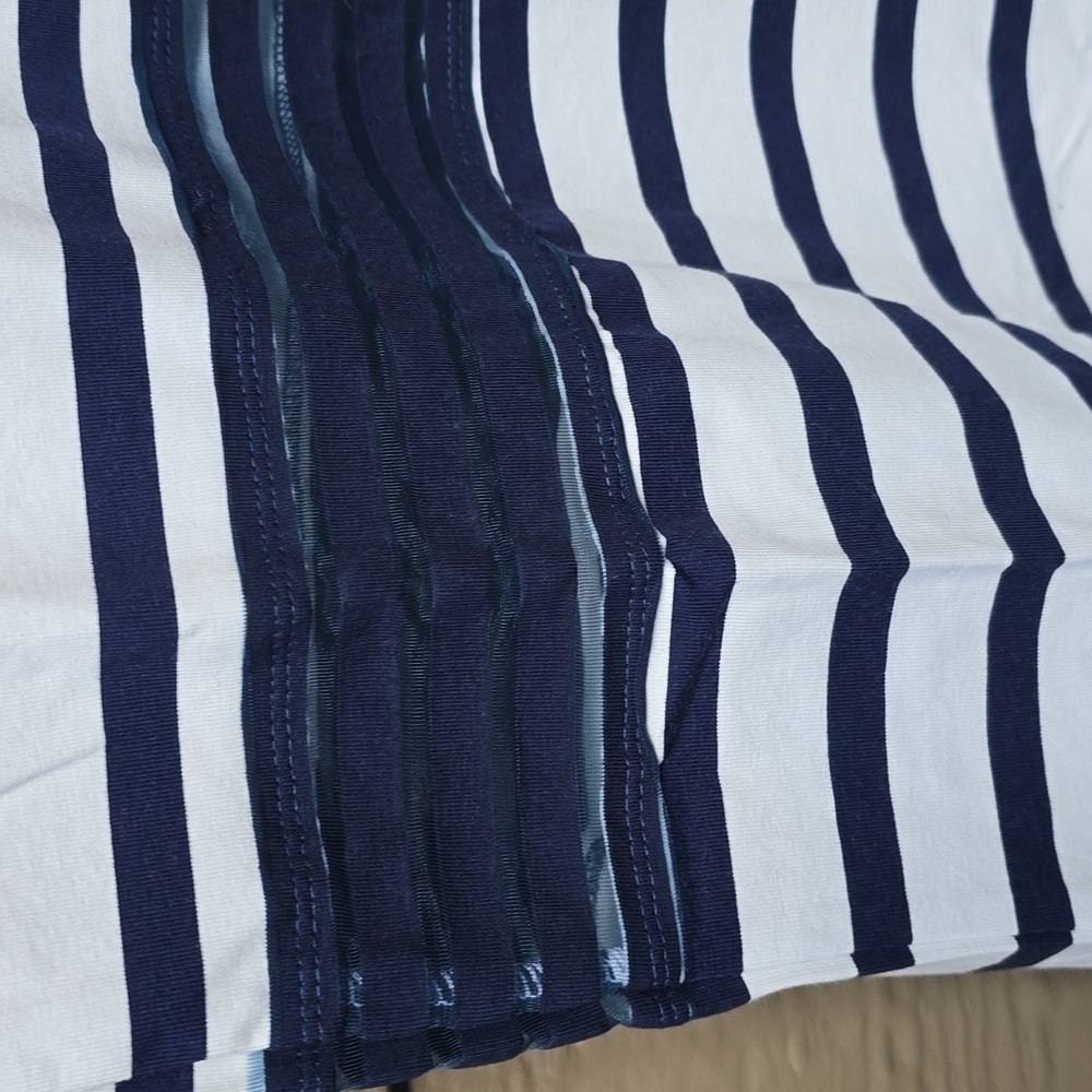 Jean Paul Gaultier Soleil Nautical Stripe Shirt Large new - Picture 12 of 13
